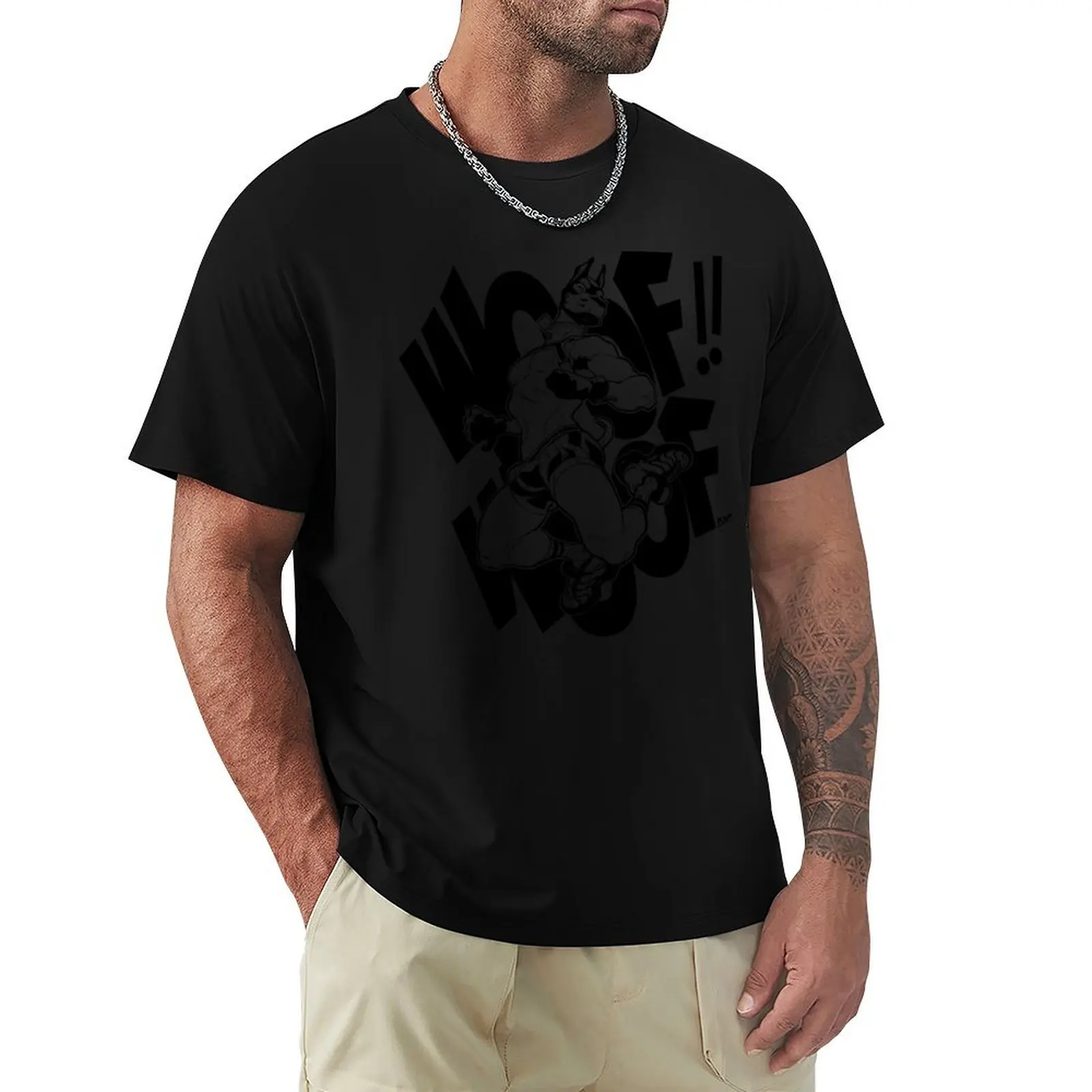 

WOOF!! T-Shirt quick-drying cute clothes summer clothes t shirts men