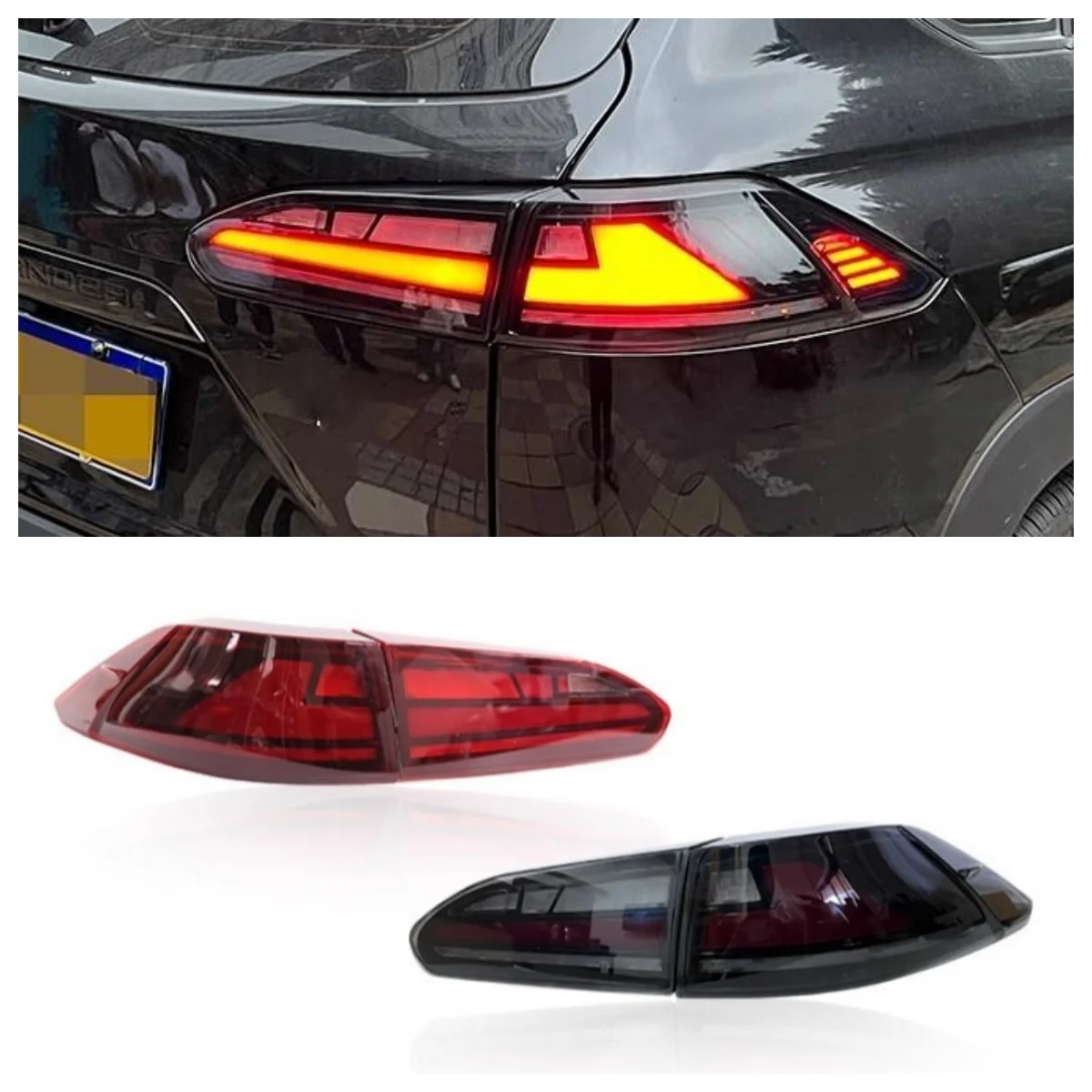 LED Taillight for Toyota Corolla Cross Frontlander 22-26 Modified Dynamic Turn Signal Driving Brake Lamp Car Accessories