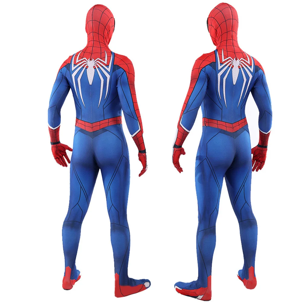 PS5 insonniac Advanced Suit Spiderman Cosplay Superhero Spidey Boy Zentai body tuta Spandex Costume di Halloween Adut/Kids