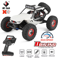 WLtoys 12429 1:12 4WD RC Racing Car High Speed Off-Road Remote Control Alloy Crawler Truck LED Light Buggy Toy Kids Gift RTF
