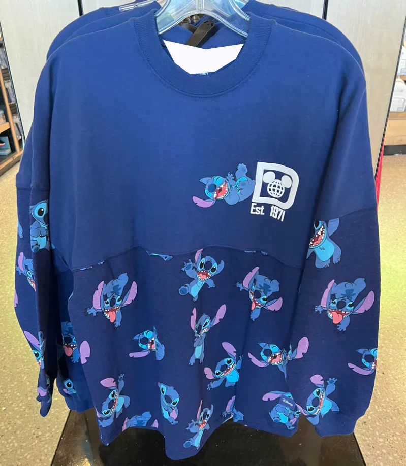 

Новинка осени/зимы 20%, толстовка с круглым вырезом Disney Stitch для детей/взрослых Y2K, модный повседневный топ большого размера, спортивная одежда на открытом воздухе