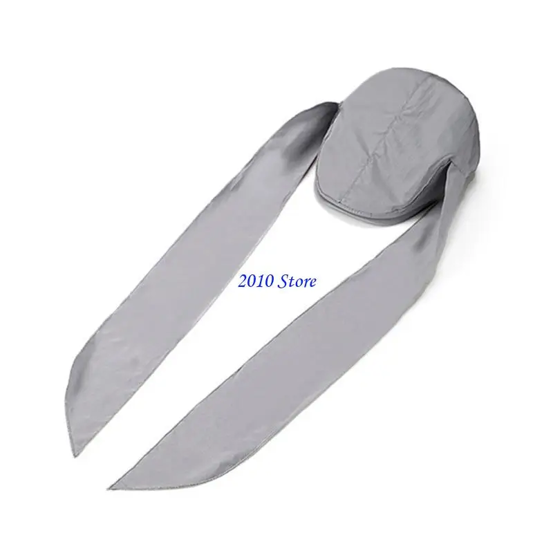 F3MF Miękki z zawiązaną kokardą dla kobiet, nastolatków, modne i wygodne nakrycie głowy na różne akcesoria okazjonalne