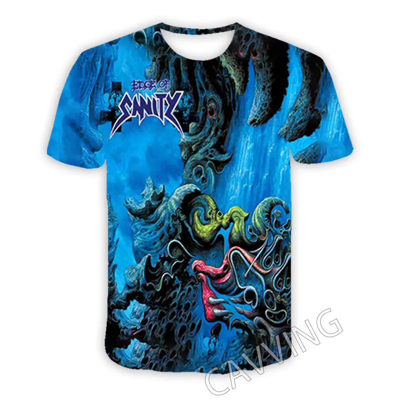 New Fashion Women/Men\'s 3D Print Edge of Sanity Casual T-shirts Hip Hop Tshirts Harajuku Styles Tops Clothing