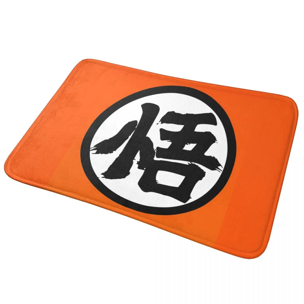 Japan Anime Bath Mat Orange Bathroom Accessories for Shower Home Entrance Anti-Slip Protective Floor Mat Anti-Slip Toilet Mat