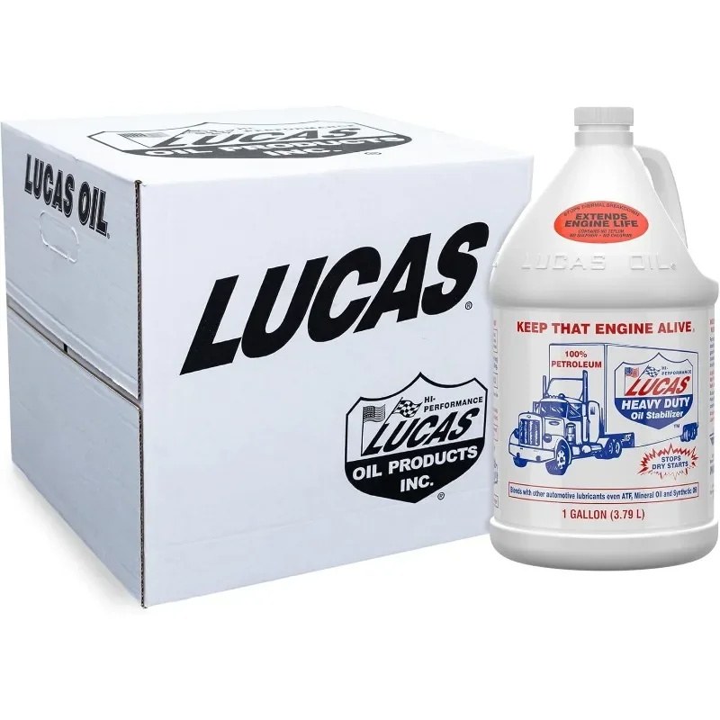 Best seller Lucas Oil 10002 Heavy Duty Oil Stabilizer - 1 Gallon (Pack of 4)