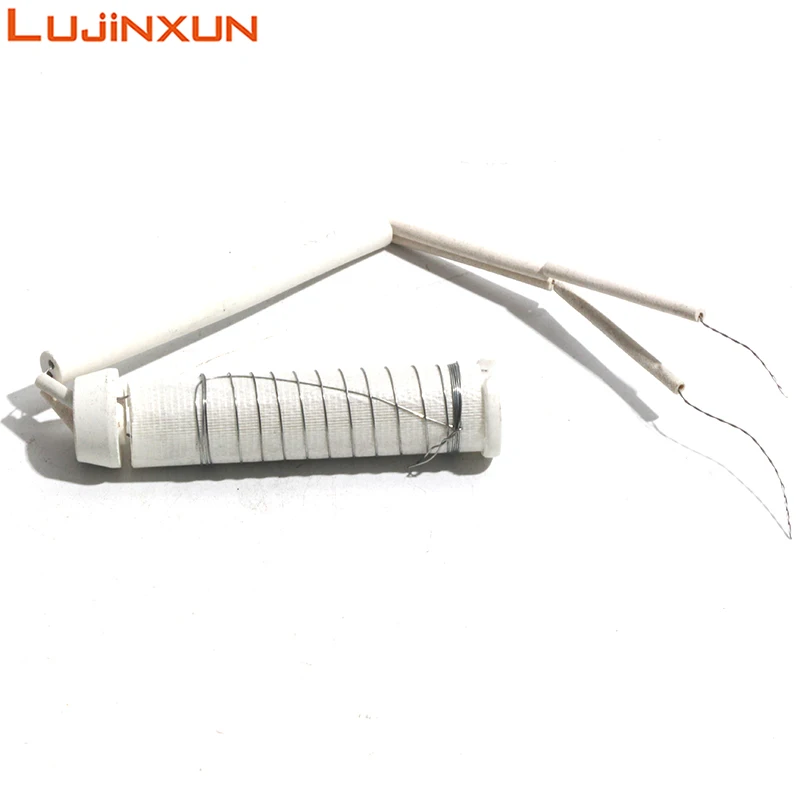 LUJINXUN высокочастотный фарфоровый паяльник с нагревателем, электрический внешний 220 В, деревянная ручка, 75 Вт-500 Вт, различные варианты мощности