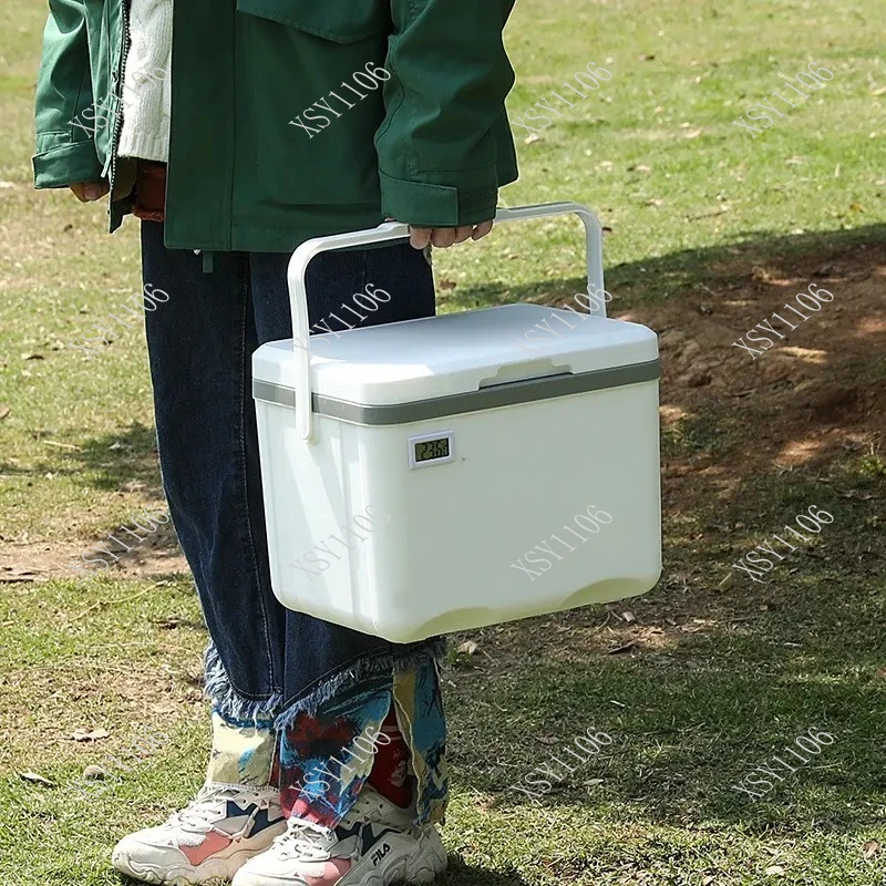 Portable Insulated Cooler Box Commercial Cooling Box for Outdoor Night Market Stalls Picnic