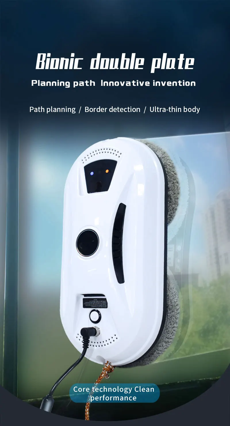 2026 Fensterputzroboter, Ultraflacher Reinigungsroboter, Fensterputzroboter, Fensterreinigungsroboter – Detail 4