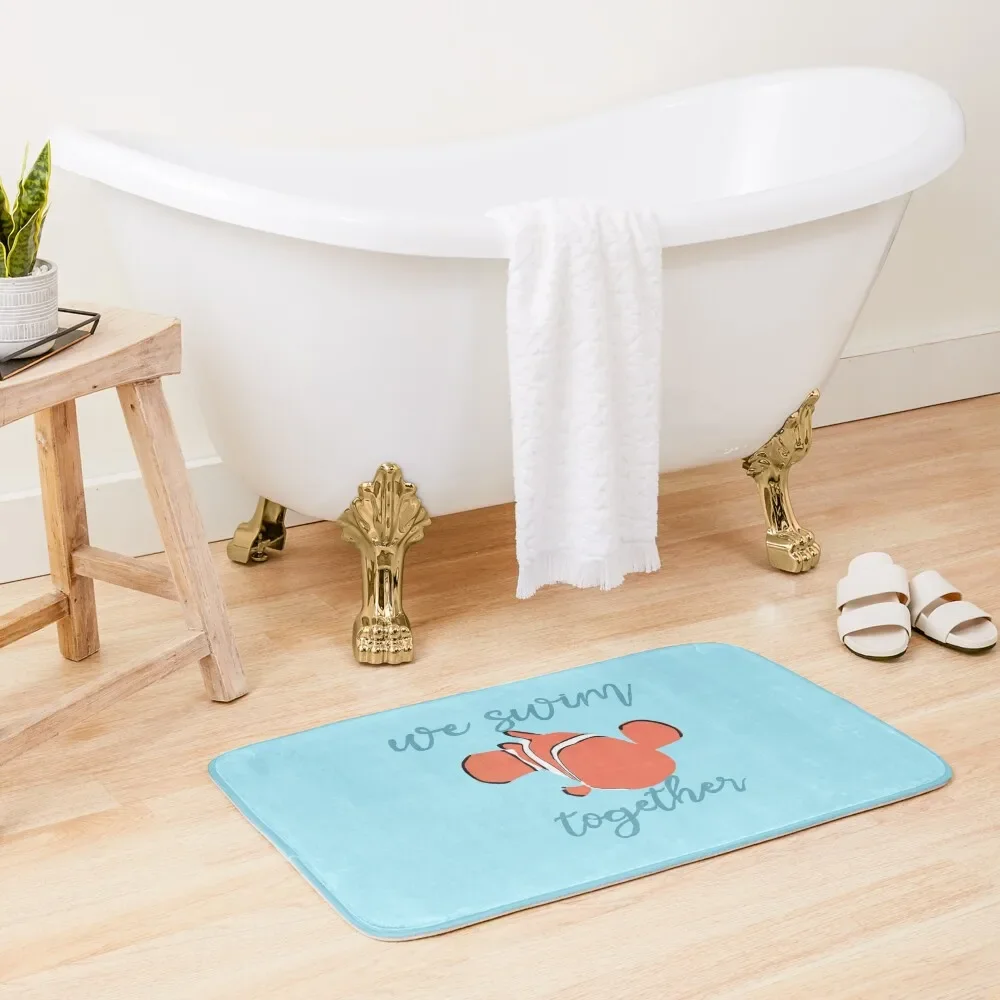 

Just Keep Swimming Bath Mat Bathroom Items Bathroom Deco Mat