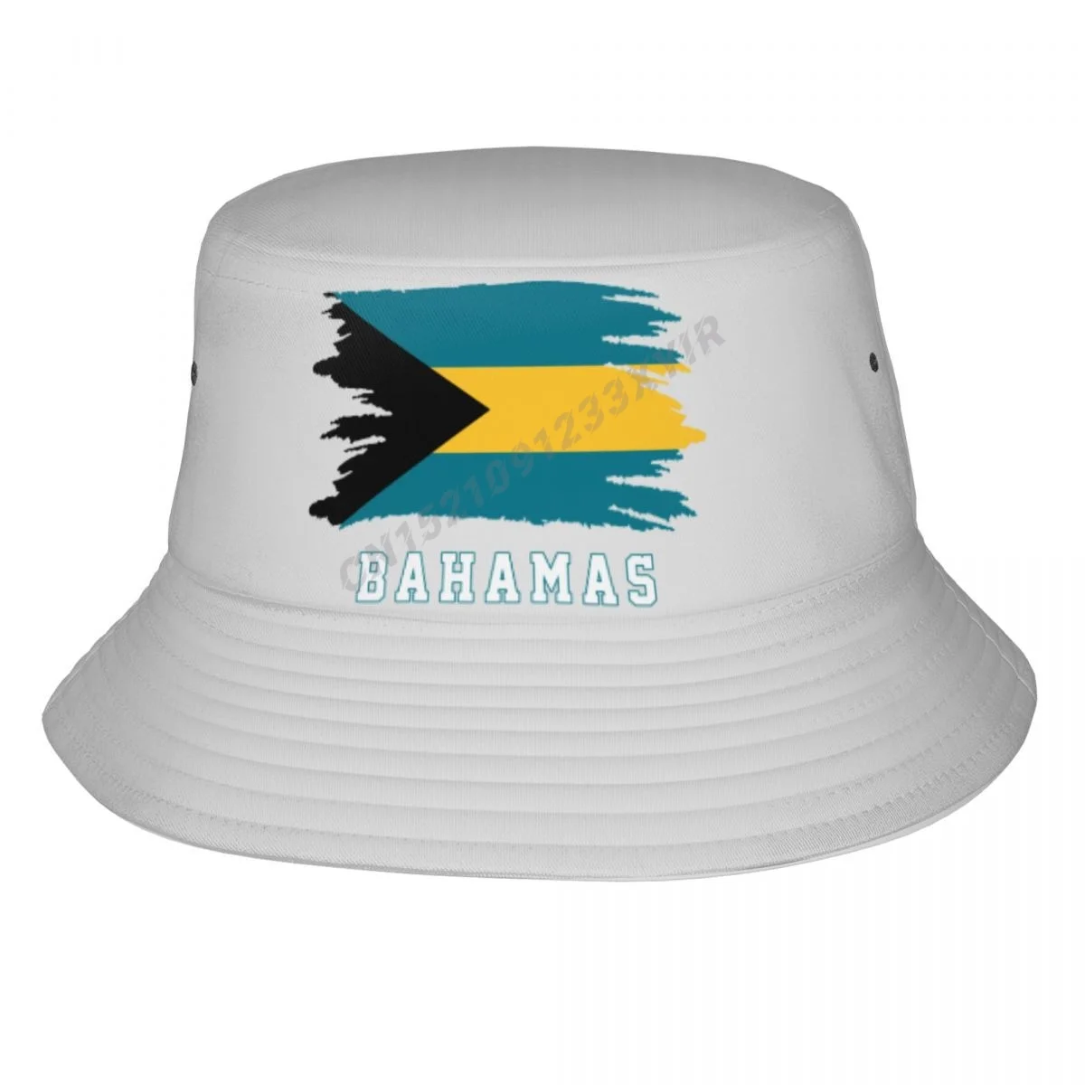 Bucket Hats Bahamas Flag Cool Bahamian Fans Sun Shade Cool Outdoor Summer Fisherman Caps Fishing Hat