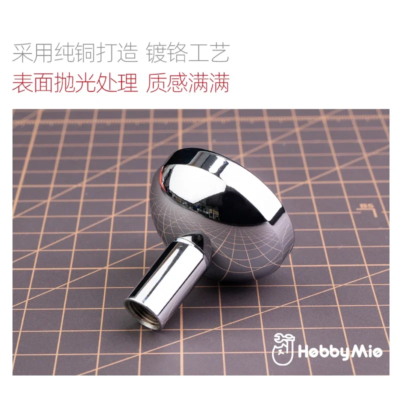 HOBBY MIO-Base de aerógrafo totalmente de cobre, soporte de Metal para pluma pulverizadora, entrada de aire autoblocante de 1/8 pulgadas, Base de pantalla de cepillo de aire metálico