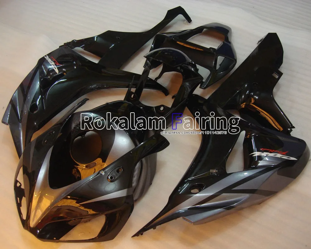 

Обтекатель для Honda 2006 2007 CBR1000RR 06 07 CBR1000 RR, новый дизайн, комплект кузова, черный мотоцикл (литьё под давлением)