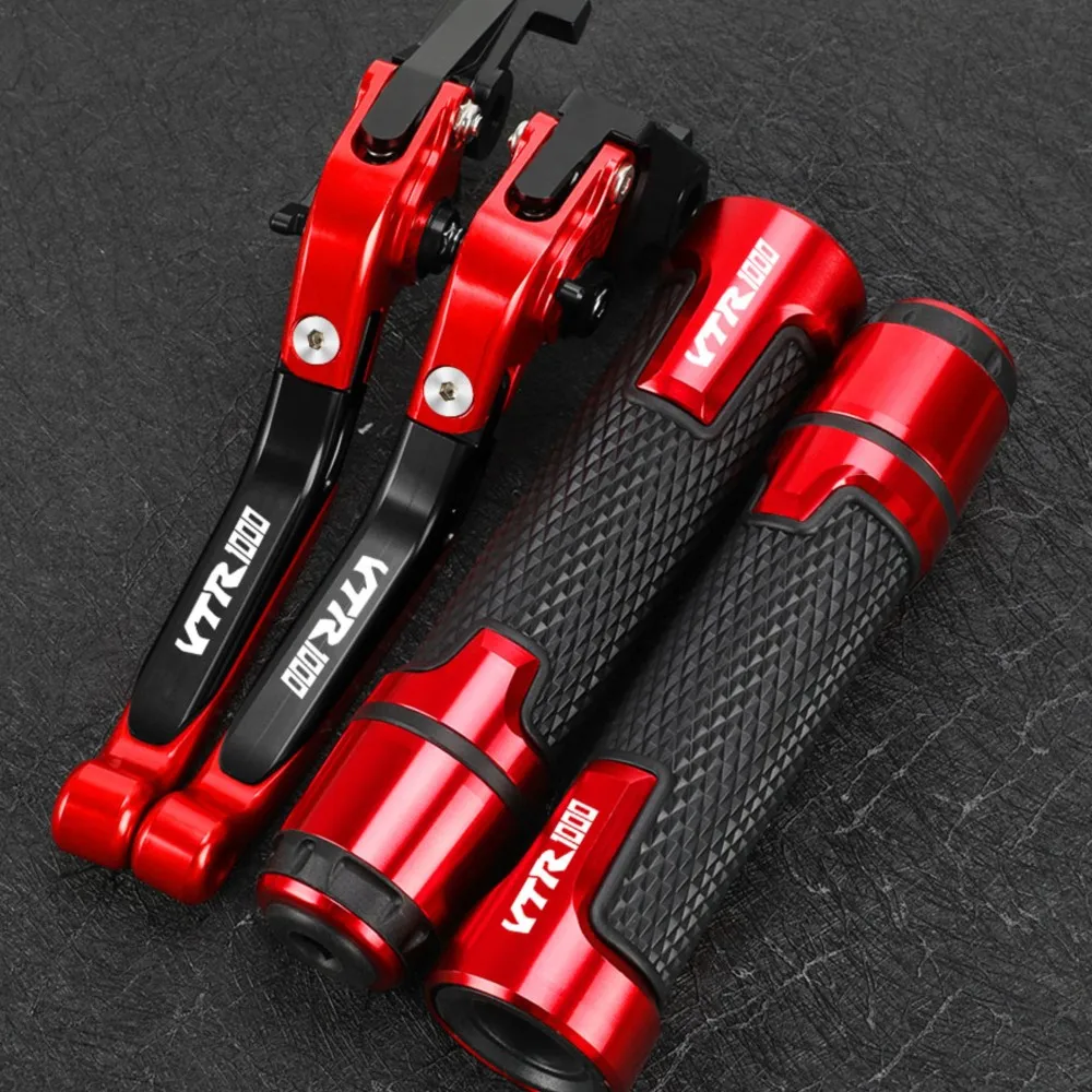 

Motorcycle Accessories FOR HONDA VTR1000 FV/FW/FX/FIRESTORM Extendable Brake Clutch Levers Handlebar Grip Handles bar Hand Grips