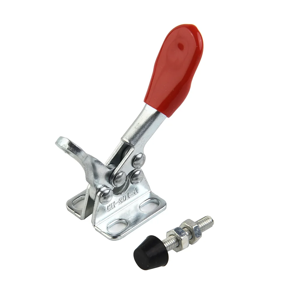 4pcs GH-201A 201-A Horizontal Vertical Toggle Clamp Quick Release Capillary Clamps Fix Clip Heavy Duty Woodworking Tools