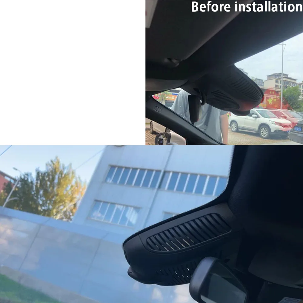 for Mercedes Benz GLB X247 Facelift 2024 2025 Dash Cam Front Rear Camera DVR Plug and Play Video Recorder 24h Record Wifi