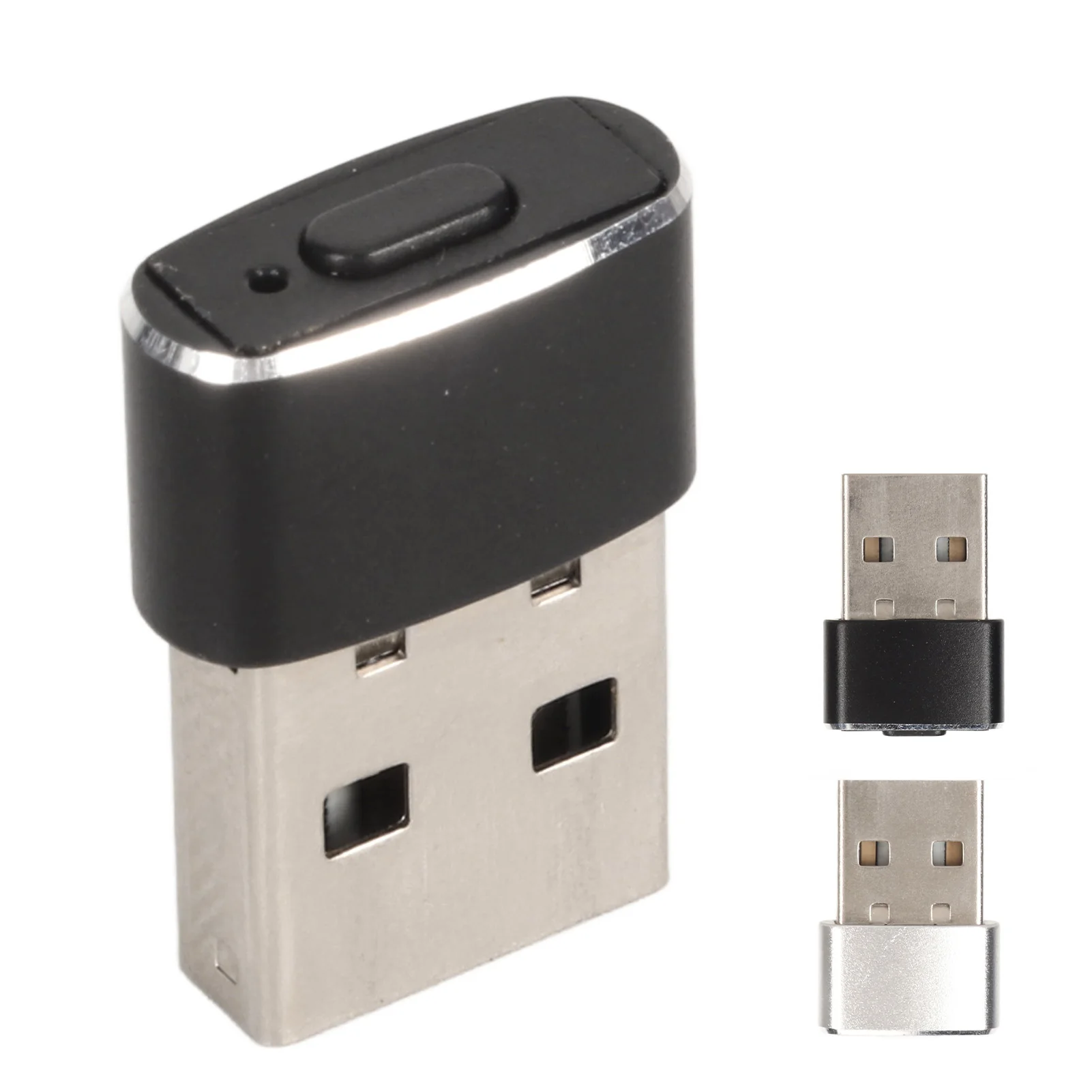 USB Mouse Jiggler with On/Off Switch – 2-Mode Anti Sleep Mouse Mover, Undetectable Metal Plug and Play for PC Laptop