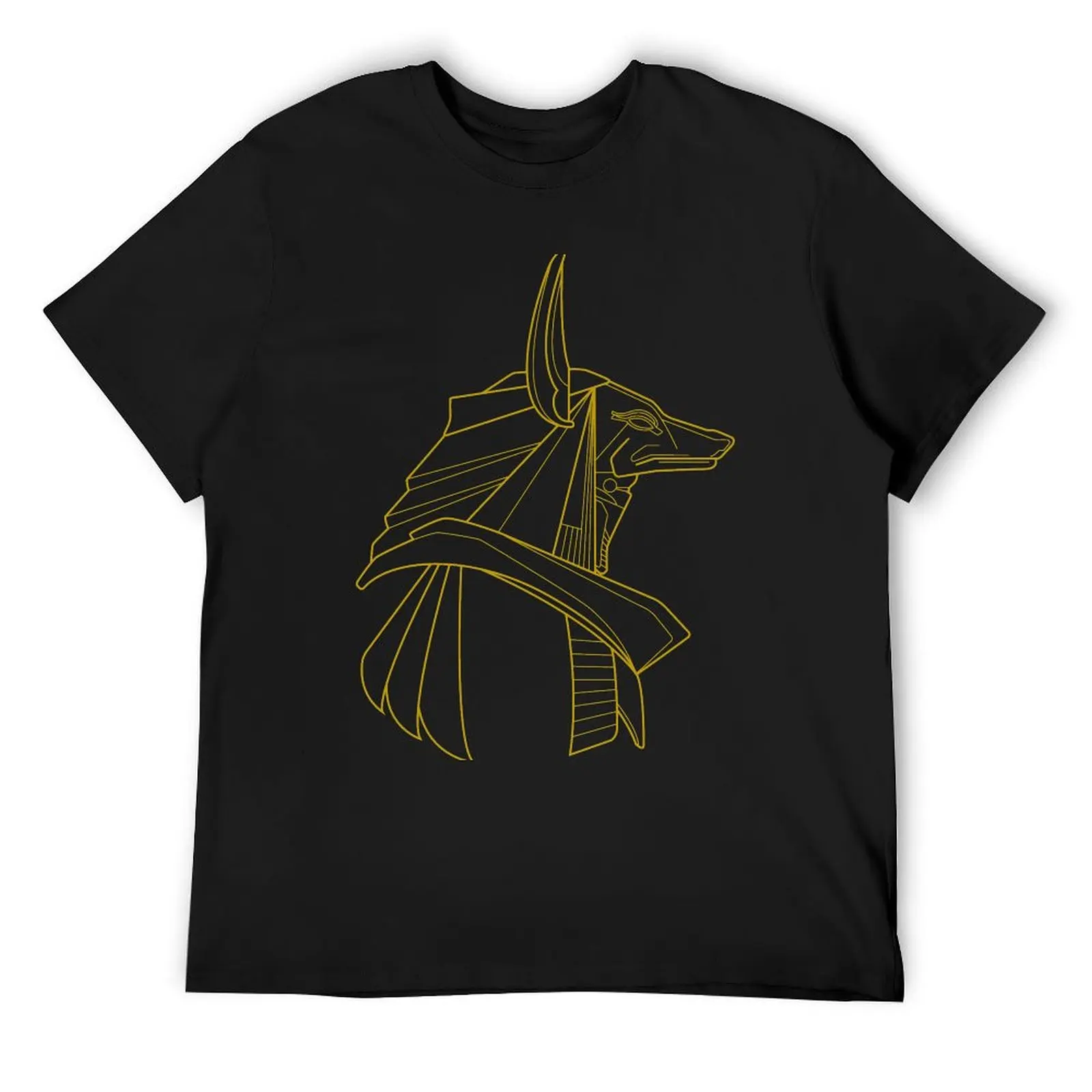 Anubis T-Shirt vintage anime tshirt clothes for men