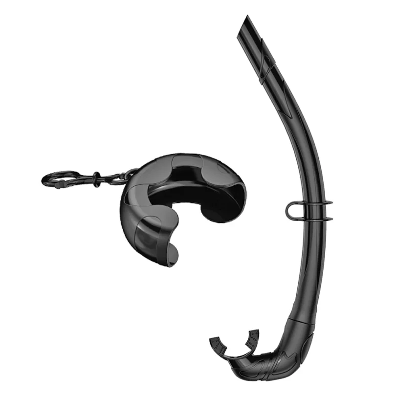 

Soft Silicone Diving Snorkel Portable Foldable Easy-Breath Wet Scuba With Storage Case for Freediving Spearfishing Swimming