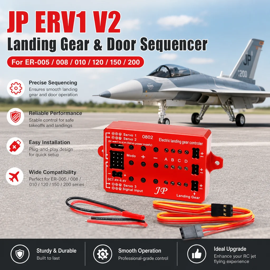 

JP ERV1 V2 Landing Gear & Door Sequencer for ER-005 008 010 120 150 200