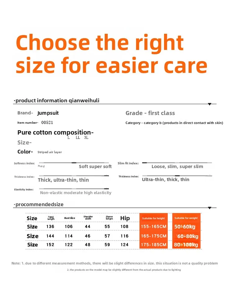 Adults Zip Up Jumpsuit Lockable Zippers Cotton Full Body Romper Special Needs Anti Pulling Comfortable Winter Wear Easy Diaper