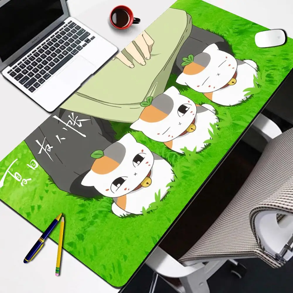 Natsumes Book Of Friends Anime Mouse Pad Desk Mat With Pad Gaming Accessories Prime Gaming Keyboard Pad Padding Mousepad 90x40