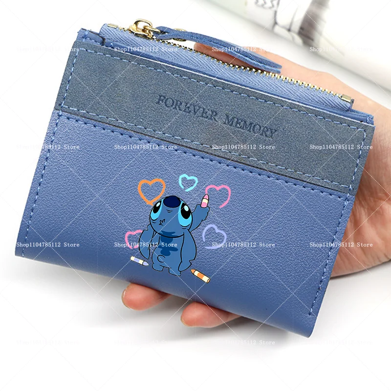 

Кошелек со стежком, модный женский контрастный короткий кошелек с рисунком аниме, кисточка на молнии, несколько слотов для карт, пакет денег, маленькие кошельки, подарок