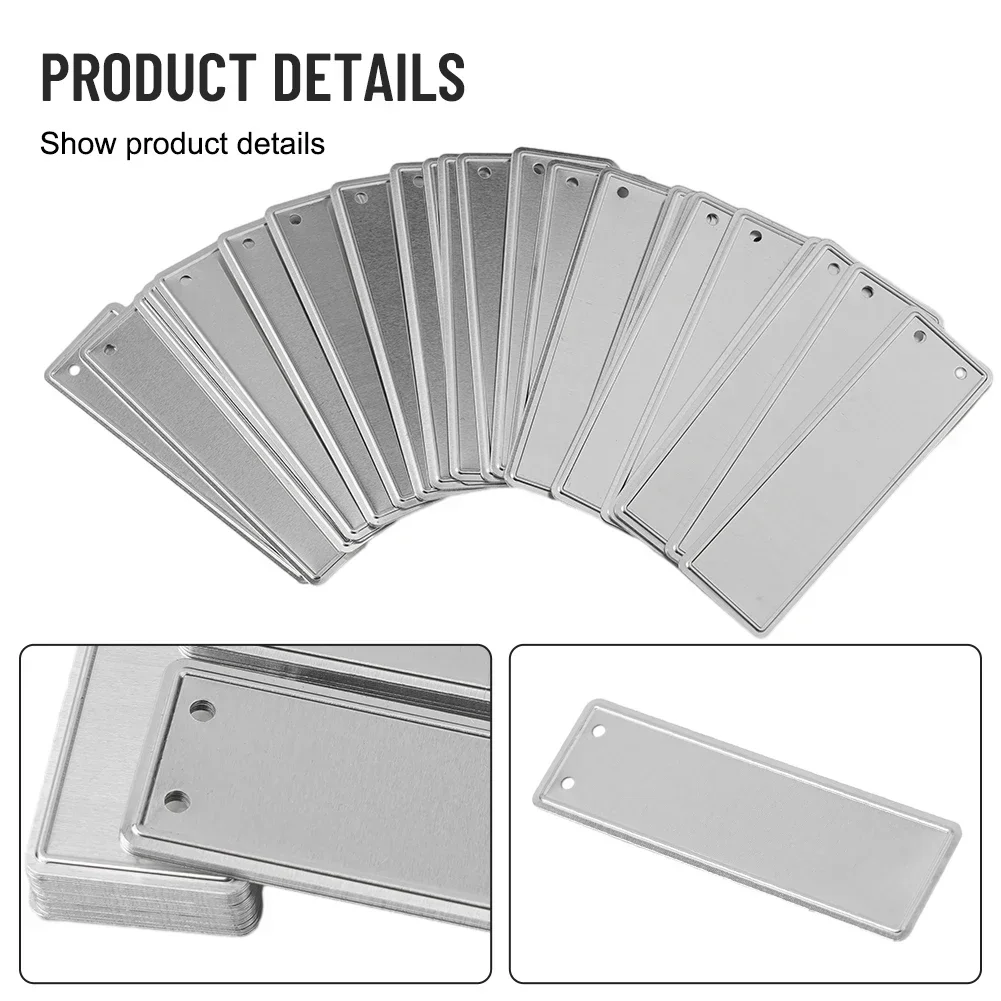 Plant Labels Aluminum Plant Labels With Double Sided Design Easy To Write On & Weatherproof 50 Labels Included