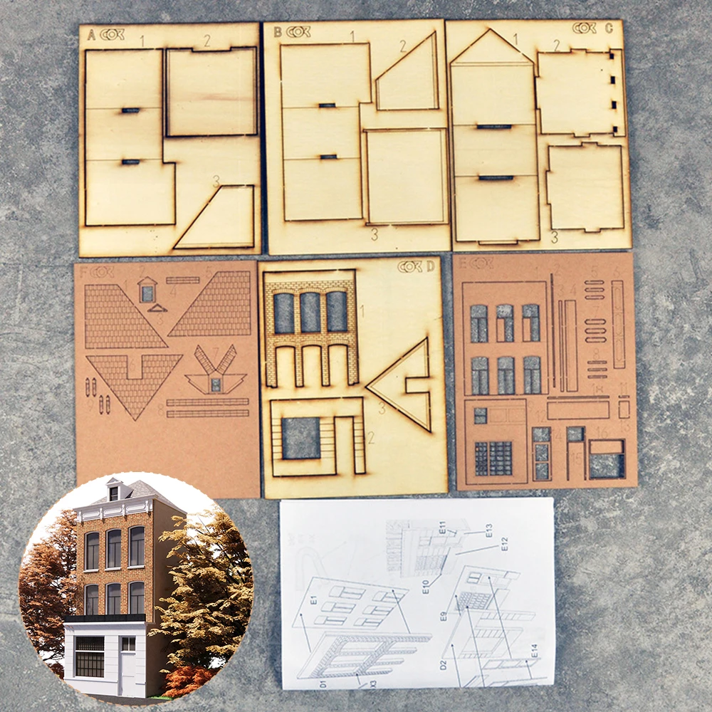 

Модульный сборный дом-модель: архитектурная модель жилого дома, набор для сборки