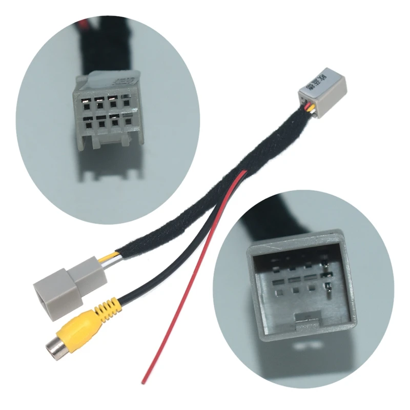 Auto Rückansicht Kamera RCA Video Reverse Kamera Konvertieren Kabel Adapter Für Mitsubishi Outlander ASX GF GG ZJ