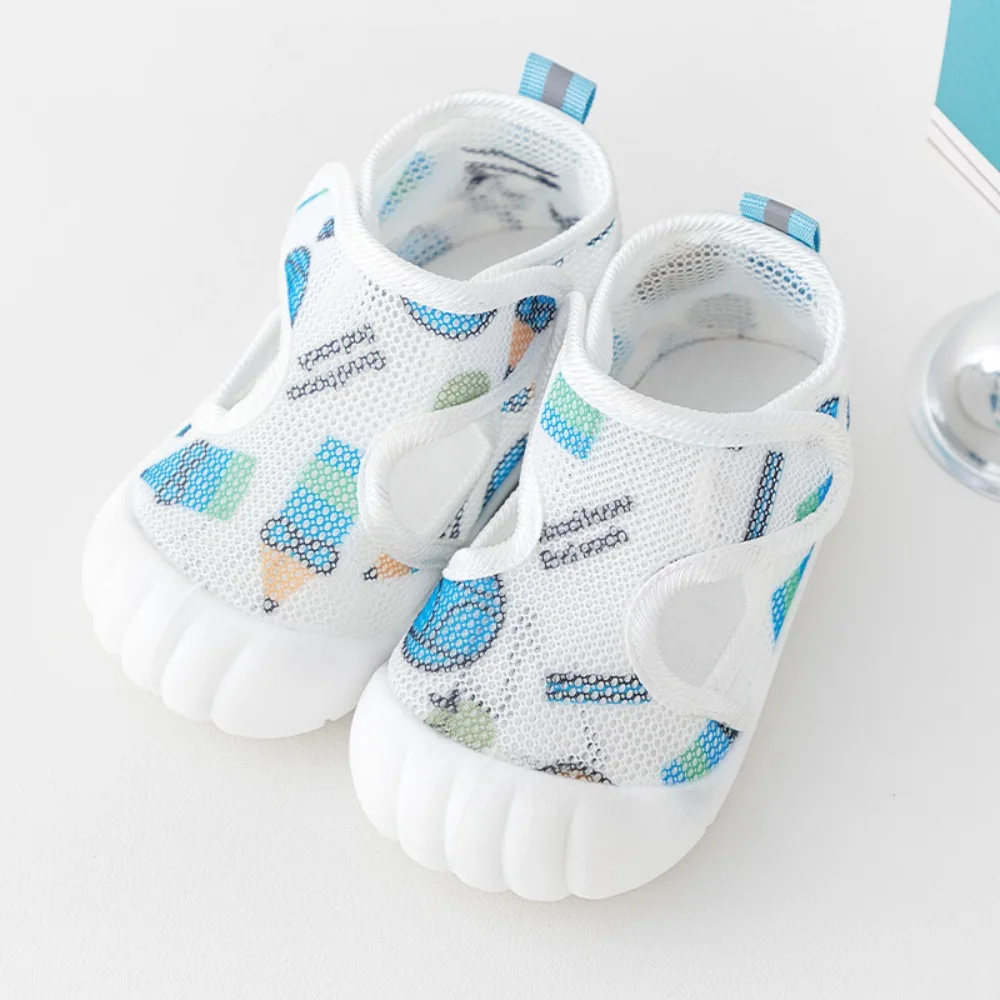 

Casual Shoes Breathable Baby Sandals Soft Sole Air Mesh Kids Sandals Flexible Comfortable Anti-slip Shoes Girls Kids