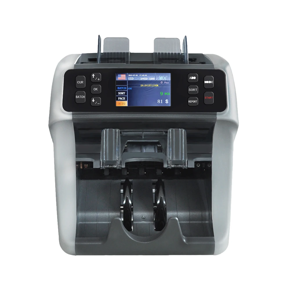 Portable Mixed Money Counting Machine Multi Currency Automatic Bill Counter Money Counter Currency Cash Sorting And Detecting
