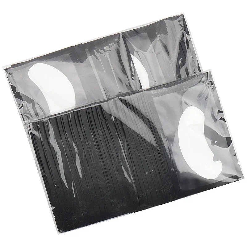 50 pares de adesivos para extensão de cílios sob almofadas para os olhos maquiagem cílios remendo ponta adesivos almofadas para suprimentos de extensão de cílios