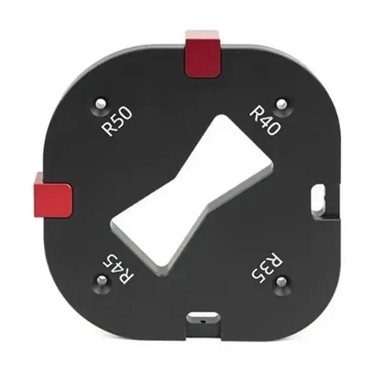 A93E-Trimming Machine Cutting Fillet Template R-Angle Arc Template Woodworking Electric Router Slotting Wardrobe Tool