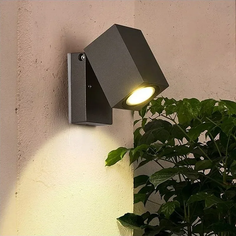 

IP65 LED Waterproof Wall Lamps 7W Indoor Outdoor Folding Wall Light Courtyard Porch Living Room Corridor Bedroom Wall Sconce