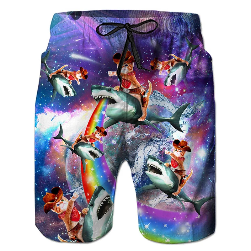 Шорты мужские с графическим ананасом, пляжные, модные короткие штаны, бикини, плавки, крутой купальник, лето 2023