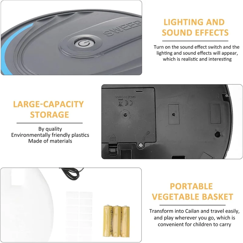 B47B-Rechargeable Floor  Robot, 1Pc Mopping Robot For Cleaning Of Dust And Dirt,Animal Hair