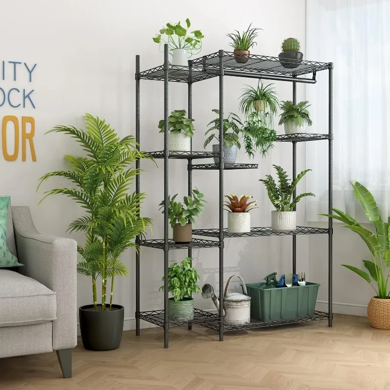 

Xiofio Plant Stands for Indoor Plantsd Outdoor Plant Shelf, 4 Tier More Than 14 Pots Flower Pots Holder Storage Shelf Flower