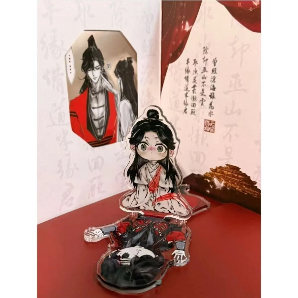 جديد Tianguan نعمة الإبداعية زهرة مدينة شيه ليان تأثيري اللوحة محلية الصنع مضحك الاكريليك زخرفة أنيمي جمع هدية