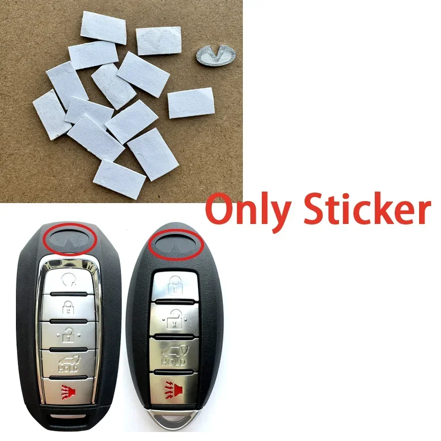 

Замена ключа BB, алюминиевая гелевая наклейка «сделай сам», логотип дистанционного ключа для наклеек на дистанционный ключ Infiniti