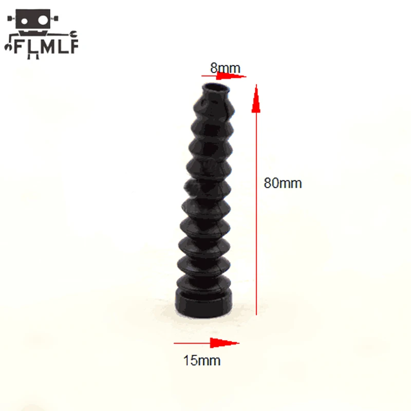 RC Car 8MM Rubber Dust Cap Shock Absorption Threaded Sleeve Kit Fit 1/5 HPI ROFUN BAHA ROVAN KM MCD BAJA 5B 5T 5SC Toys Parts