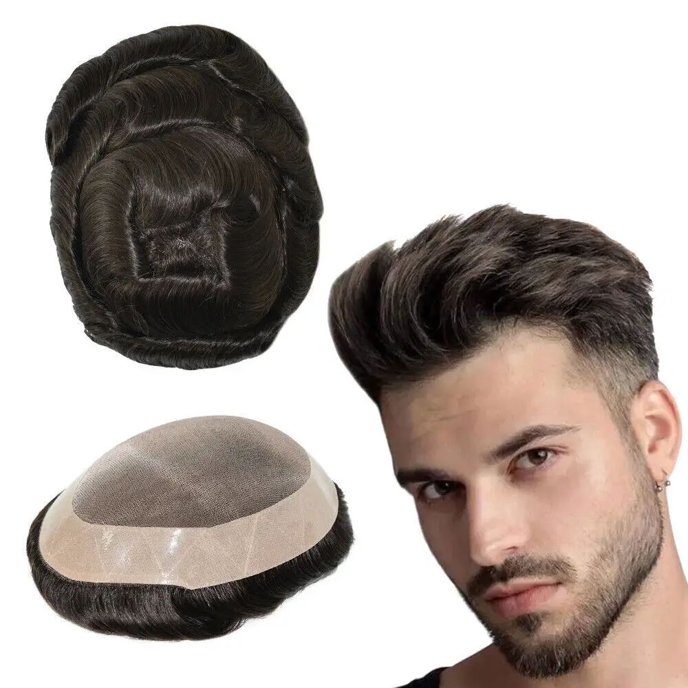 100% Human Hair Men… - image