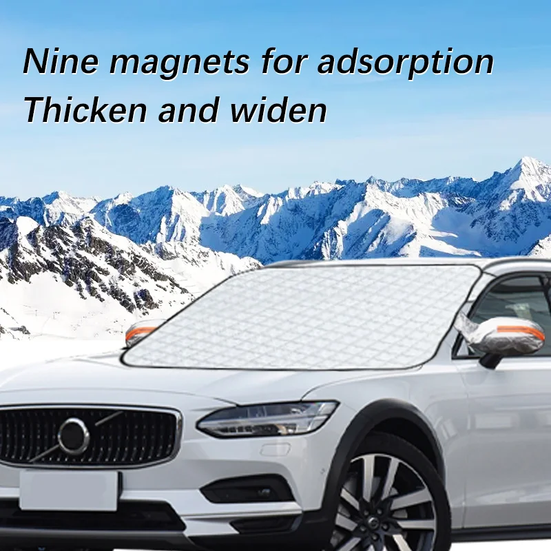 Auto Exterior Accessories For Volvo V90 Winter Car Snow Shield Shade Front Windshield  Waterproof Ice-Frost Sunshade Cover