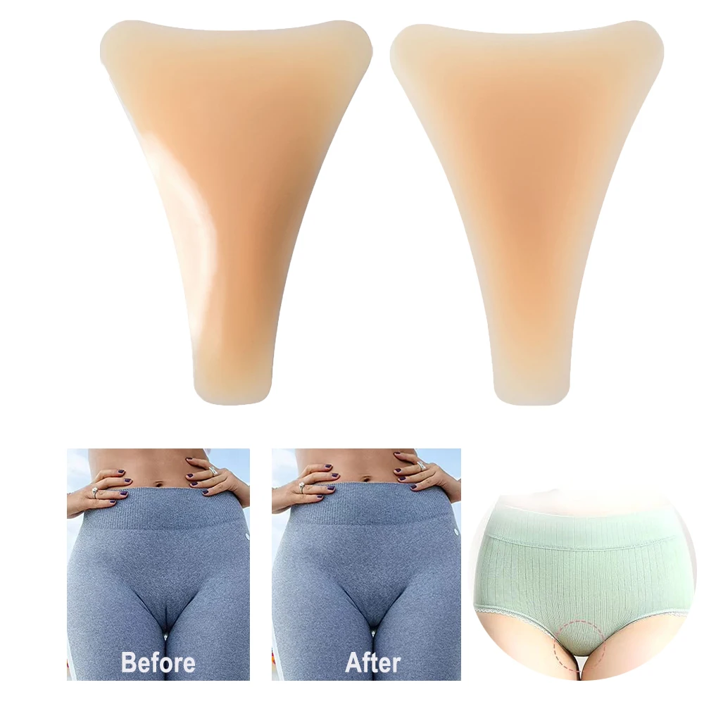 Non Adhesive Silicone Camel Toe Concealer Reusable Invisible Camel Toe Guard Cameltoe Concealer Cover Pads for Leggings Swimsuit