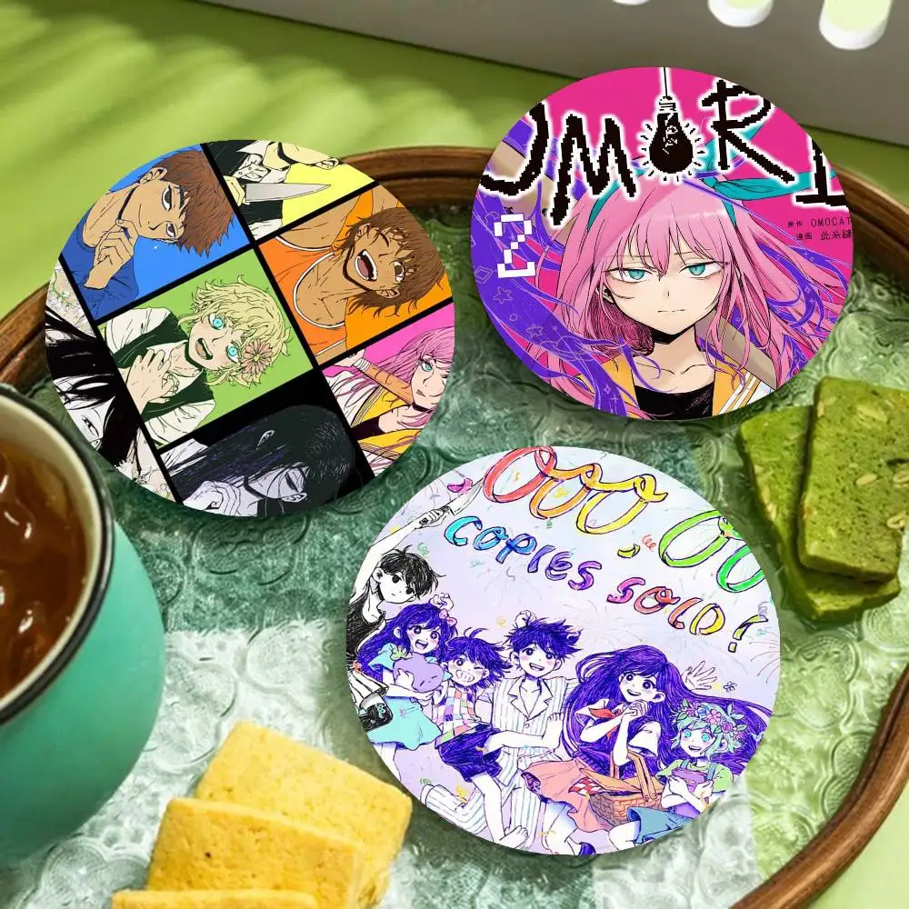 Pixel indie games O-OmoriI Wooden Coaster Coffee Teacup Decoration Coffee Shop Beverage Shop Family Restaurant Cafe Decoration