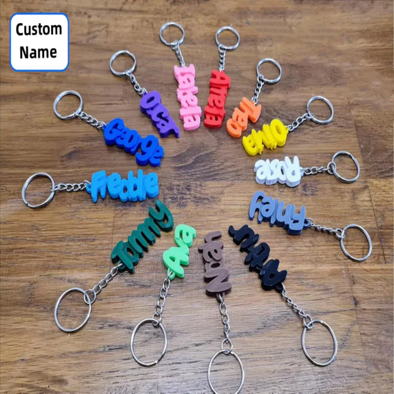 

Custom Name Acrylic Keychain Personalized Gifts for Children Gifts for Her Party Bag Fillers Name Tags School Bag Names