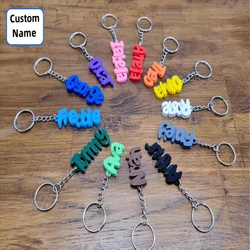 Custom Name Acrylic Keychain Personalized Gifts for Children Gifts for Her Party Bag Fillers Name Tags School Bag Names