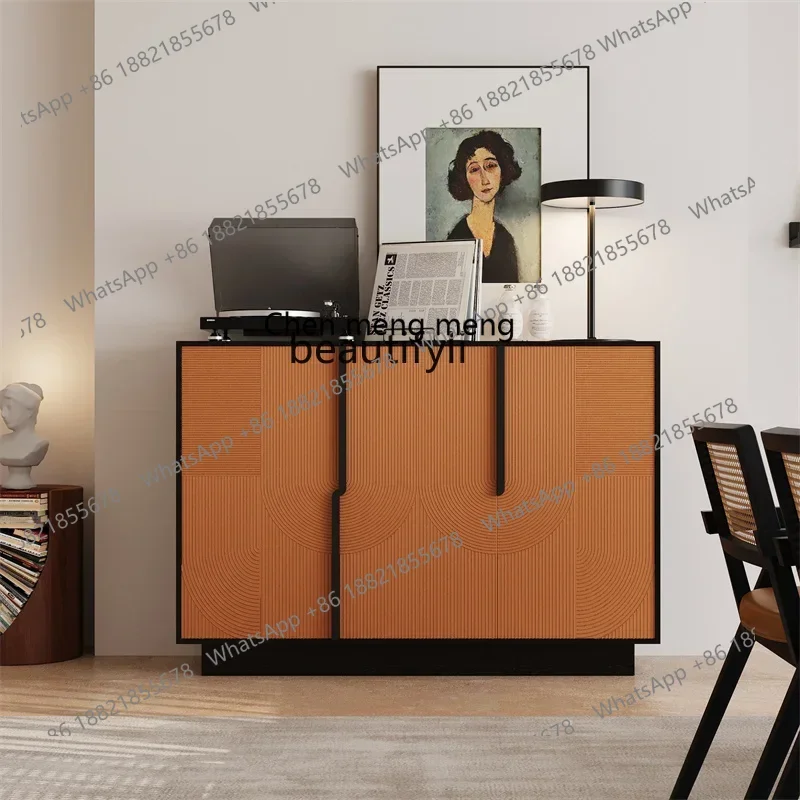ss8350 Solid wood antique dining side cabinet entry, entrance, designer tea cabinet, living room storage locker