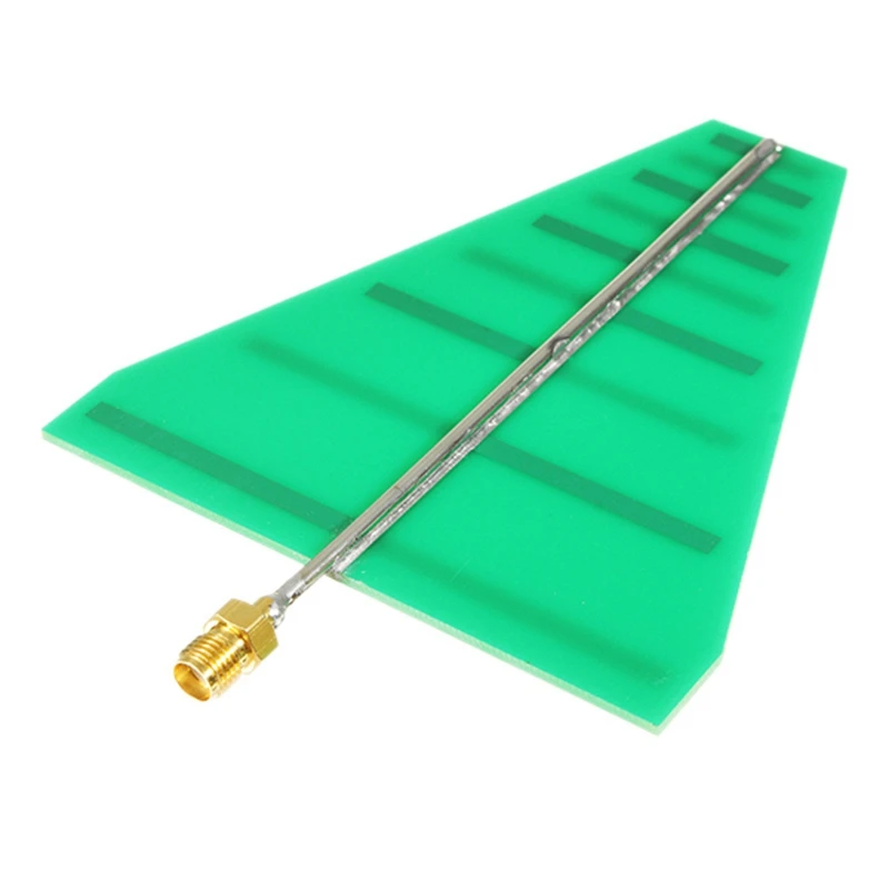 

1.35Ghz-9.5Ghz 8X10cm UWB Ultra Wideband Log Periodic Antenna 5-6Db 15W SMA Female