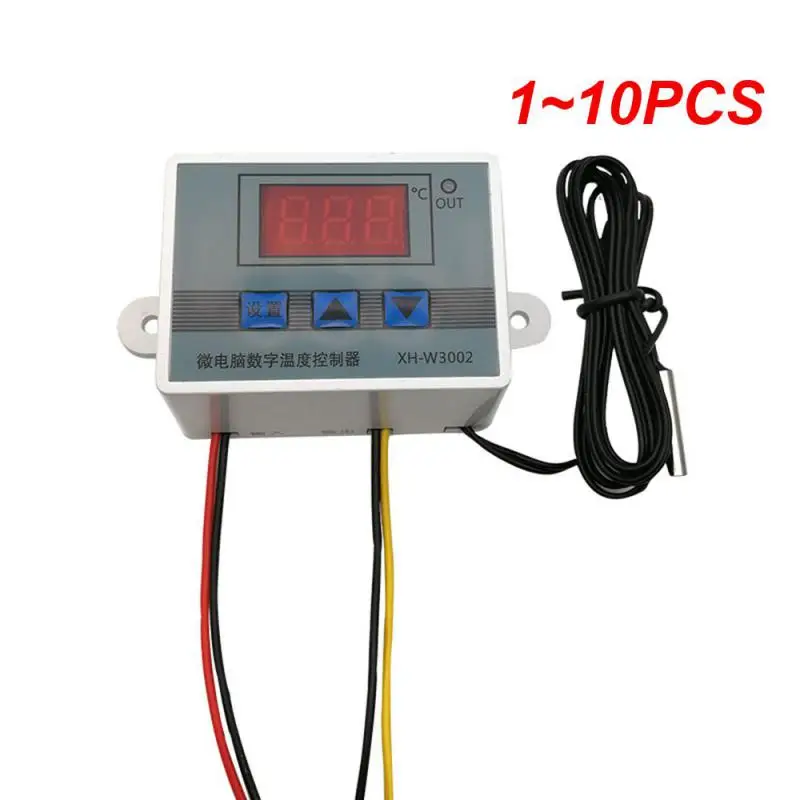 

1 ~ 10 шт., 12 В, 24 В, 220 В, зонд, 20 А, цифровой контроль температуры, светодиодный дисплей, термостат с прибором управления нагревом/охлаждением