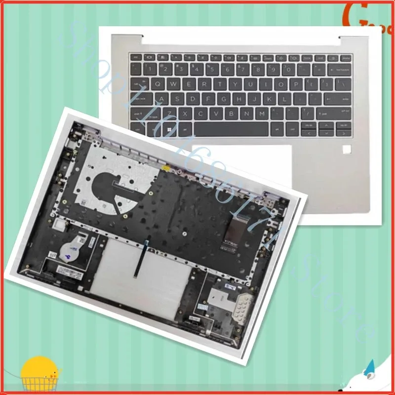 . New Palmrest Upper Case w/US Backlit KB For Zbook Firefly 14 G9 N09253-001